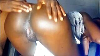 little african teen slut bent over for rough doggystyle pounding