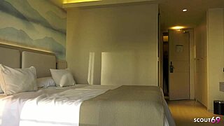 slim tattooed german milf wife chats no condom hotel cheat then cums on narrow ass