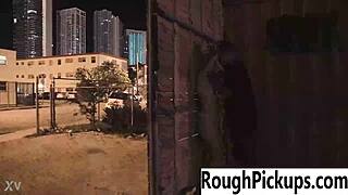 pickup dude pounds her ass so extremely rough she screams non-stop 😈💥🔥