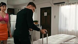 Rough stepson pounds stepmom hard