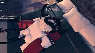 yo these two sexy demons with big asses and tits fuck hard in the condo collab