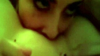 Lesbian Teens Lick Shaved Pussies in Outdoor Lingerie