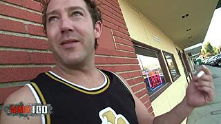 Big Cock Teases Horny Blonde Milf's Massive Ass Curves