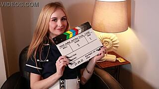 Busty Brit Teen Rides Fucking Machine To Orgasm Explosion