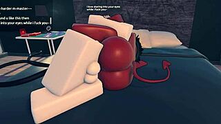 yo these two sexy demons with big asses and tits fuck hard in the condo collab