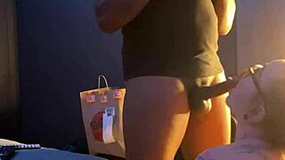 gracie's deepthroating her gamer boyfriend's fat cock like a pro 🎮🍆