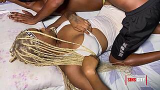 our family taboo threesome rides big black cocks wildly