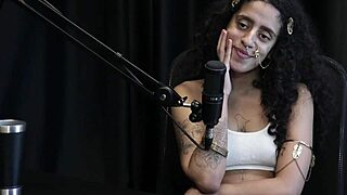 she loves cock sliding in but started charging for pics and jerking off - bibi hourani in sheer red gets wild