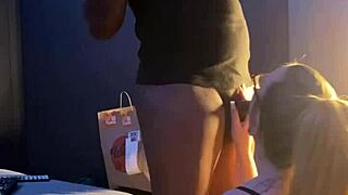 gracie's deepthroating her gamer boyfriend's fat cock like a pro 🎮🍆