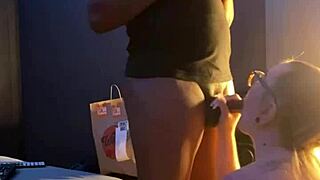 gracie's deepthroating her gamer boyfriend's fat cock like a pro 🎮🍆