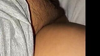 my babysitter fingers pussy cums hard while i watch her