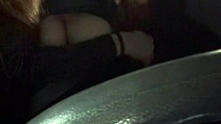 ever wonder how this italian milf artemisia flashes her massive horny tits while driving her car?