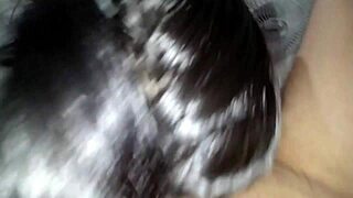 fucking slutty hotwife doggystyle then husband licks her pussy while i pound her assplay!