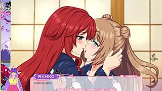 lewd idol project girls kiss at hot spring part 5