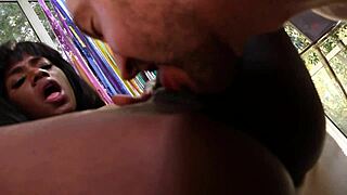 black teen beauty deepthroats stepdad creampie doggystyle shaved pussy