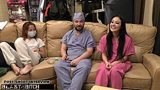 Ever imagine playing nurse while Blaire Celeste handles that wild jizzcasso blast?