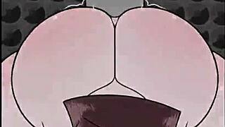 hey fantasize banging cartoon Jaiden's big boobs till cumshot explosion group style