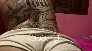 chubby brazilian wife cuckolds hubby with young huge cock assfucking her fat ass