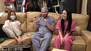 Ever imagine playing nurse while Blaire Celeste handles that wild jizzcasso blast?