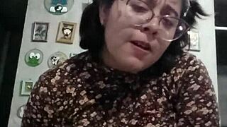 Maria's saggy tits housewife legs spread wide bent over for huge doggystyle humiliation pounding