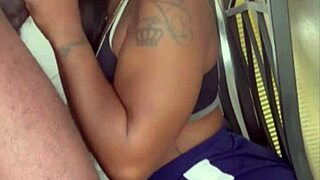 Stepmom, suck this 11-inch brown monster cock dry now!