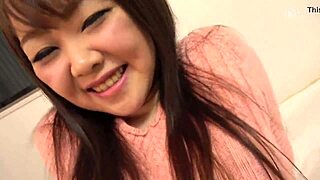 Man, those big japanese tits on eri's first raw creampie experience look insane!