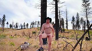 Simscristian05 walking naked in the burn wearing sheer