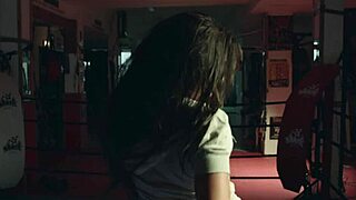 alexa tomas gets so hot even in the boxing ring