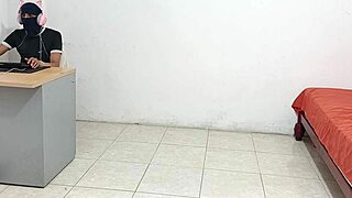 Stepsis Gets Me So Horny Watching Her, Now I'm Jerking My Cock Hard!