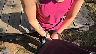 desperate milf rubs wet pussy in pantyhose begging for your creampie load