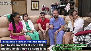 So the male nurse sneaks backstage into the exam room on guysgonegynocom to stroke off on the table mid-break