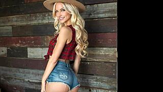 damn this sexy blonde SLUT deepthroats cock so sloppy in the barn