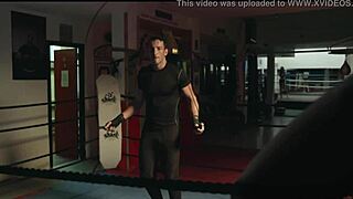 alexa tomas gets so hot even in the boxing ring