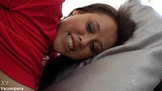 Teacher slaps busty teen student's tits fucks her ass rough creampie finish