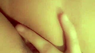 redhead latina slut fingers shaved pussy closeup