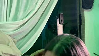 hot sister-in-law covered in cum homemade anal creampie ride