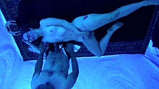 Gigi Breeze's Blacklight Massage Turns Erotic