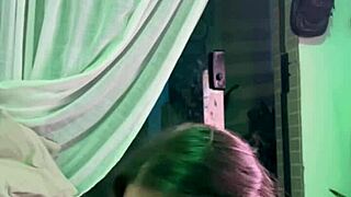 hot sister-in-law covered in cum homemade anal creampie ride