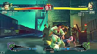 Amateur Ninja Girl Fucks Karate Student Street Fight Game