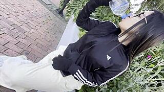 i met estefani this beautiful ass-sucking whore next door