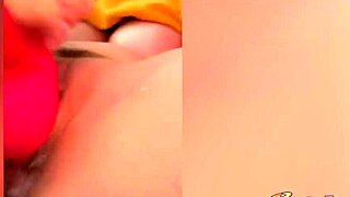 wake up horny with angel young's big natural tits and wet dildo play