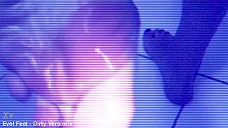 Kink Barbie Licks Mistress Ravena's Dirty Bare Feet in Bondage