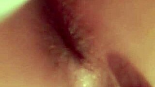 redhead latina slut fingers shaved pussy closeup