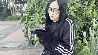 i met estefani this beautiful ass-sucking whore next door