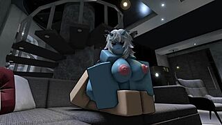 Hot Demon Bent Over for Rough Roblox Assfucking