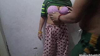 desi bhabhi fucks husband's friend while he's at work quickie homemade