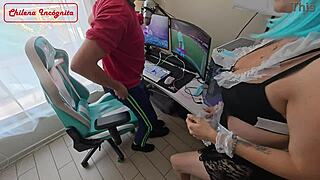 maid roleplay goes wrong obeying boss son trailer CUM ON TITS