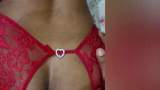 amateur ebony with huge tits and narrow ass gets analled and filled on halloween after pussy lick and handjob