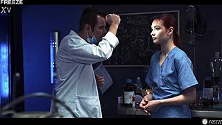 😈 mad scientist freeze fucks 18yo matty mila lab doll squirts wildly🤯