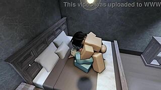 Hot Demon Bent Over for Rough Roblox Assfucking